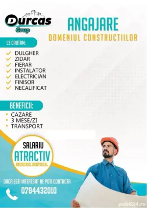 Angajam - construcții 