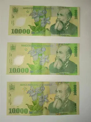 10.000 lei an 2000, Nicolae Iorga 1871-1940, 3 bucati  