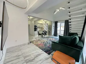 Penthouse cu 3 camere si 2 bai complet mobilat si utilat in Giroc.