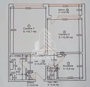 Apartament cu 2 camere, decomandat, renovat, zona Dambovita - imagine 8