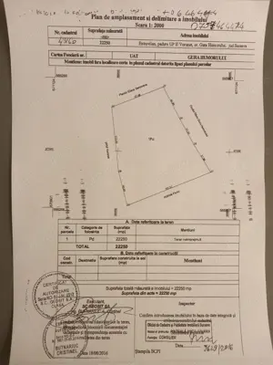 Vand teren Humor - Voronet 22.250 mp - imagine 2 Vand teren Humor - Voronet 22.250 mp - imagine 2
