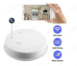 Detector de fum smart cu camera incorporata conectare wifi
