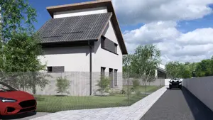 Casa P+1+M 110 mp utili + curte 550 mp BRANESTI - imagine 2