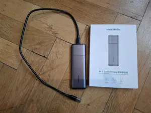  Carcasa Rack SSD M.2 NGFF B-Key, Ugreen CM400, USB 3.0 3.1 Gen 1, 5Gbps, Space Gray