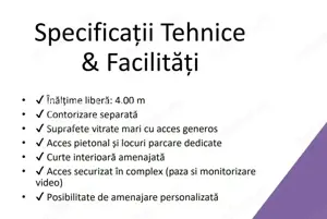 Spatiu Com 163 MP - Vitrina 12ML - 2 Parcari | Vulcan Residence - Progresului - imagine 10