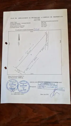 Vand teren intravilan, curti-constructii, drumul Cetului, in spate la Auchan, Bradu - imagine 6