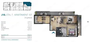 Apartament 4 camere, cu terase 36 mp, super view, zona Elite