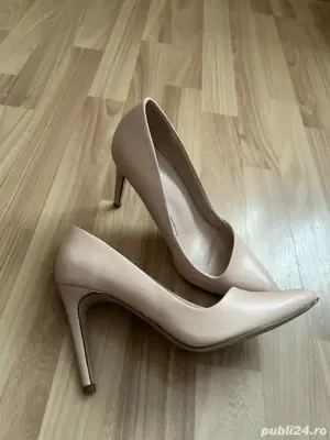 pantofi stiletto , bej , 38 