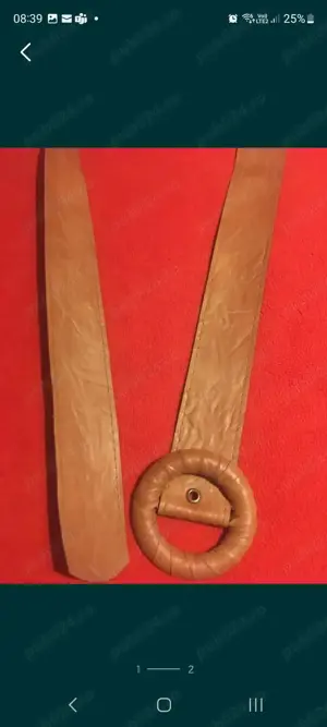 curea reglabila maro deschis