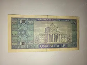 100 lei an 1966, Nicolae Balcescu  100 lei an 1966, Nicolae Balcescu - 1 buc 100 lei an 1966, Nicola - imagine 4