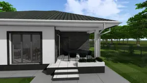 Tautii Magheraus (zona str. 4) - PROIECT NOU - case pe parter, s.c.=150 mp, teren 500 mp - imagine 5