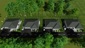 Tautii Magheraus (zona str. 4) - PROIECT NOU - case pe parter, s.c.=150 mp, teren 500 mp - imagine 9