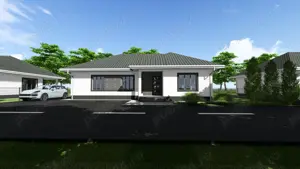 Tautii Magheraus (zona str. 4) - PROIECT NOU - case pe parter, s.c.=150 mp, teren 500 mp