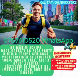 Se fac angajări glovo pentru București și Ilfov