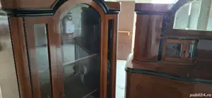 Vitrina rustica lemn masiv - imagine 2