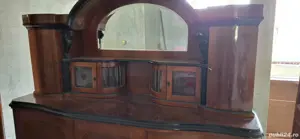 Vitrina rustica lemn masiv - imagine 5