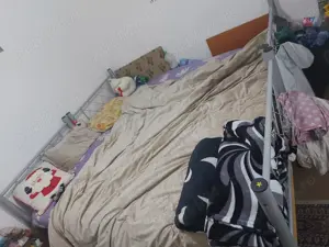 Paturi metal pentru 1 și 2 persoane, raft, comoda - imagine 3