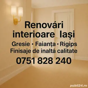 amenajări interioare cu echipa disciplinata si fara alcool