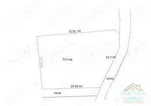 Teren 713 mp Gavana Grigoresti, toate utilitatile, comision 0%