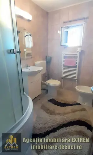 Apartament 2 camere 51mp utilat, amenajat şi mobilat, în Mun. Tecuci - imagine 6