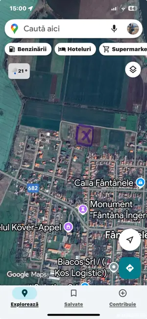 Vand teren intravilan Fantanele