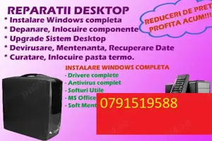 Instalare windows 11,10,office,drivere,programe pc,jocuri la domiciliu