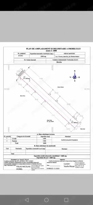 Teren intravilan de vânzare
