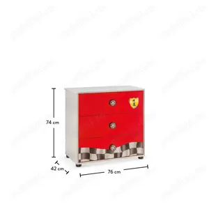 VAND 3piese mobila copii KIKA Austria dulap biblioteca comoda RACE CUP pret 1.499 lei - imagine 5