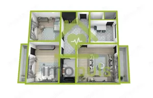  Apartament 3 camere, 2 balcoane – zona Lipovei! ✨ - imagine 13