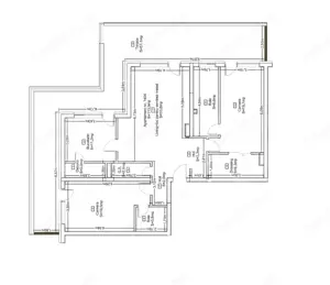 Penthouse cu 3 camere, terasă panoramică de 57 mp și priveliște superbă ,Zorilor