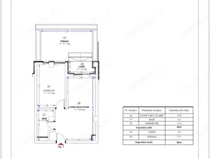 Apartament cu 2 camere, terasă de 17 mp – relaxare în zona Torontalului!