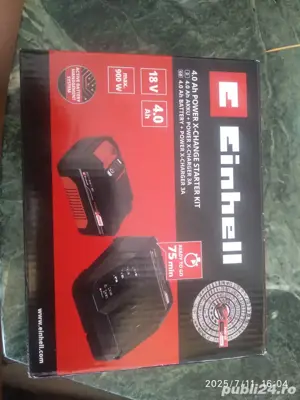 vînd ansamblu  baterie EINHELL+încărcător.nou nouț și baterie FEREX separat