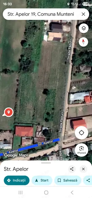 Teren intravilan cu toate utilitatile si deschidere mare la 10 km de Tecuci, com Munteni, Galati  - imagine 2