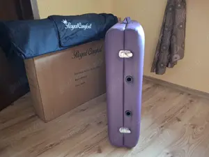 Pat pliabil de masaj cu picioare de lemn - imagine 2