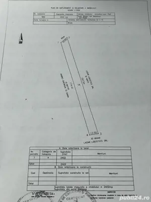 Ocazie! Teren intravilan Geamana-Prundu 2402mp