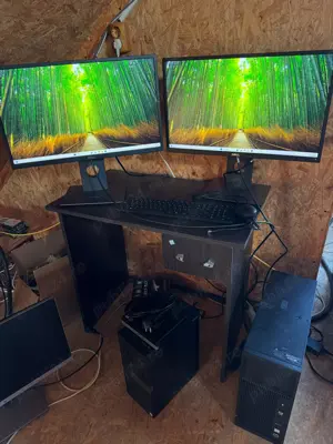 Calculatoare office + Monitoare 24" FHD IPS