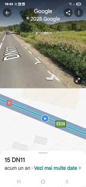 Vand teren 3860mp la DN11  E574 in Bogdanasti, intravilan - imagine 3