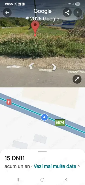 Vand teren 3860mp la DN11  E574 in Bogdanasti, intravilan