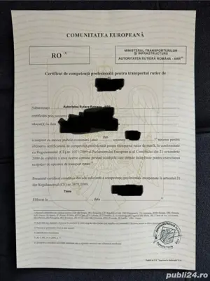 Manager transport marfa , permis cat. B, C , CE, D, DE