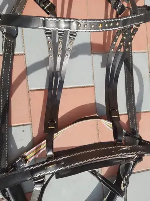 Hamuri din piele pentru cai - imagine 2