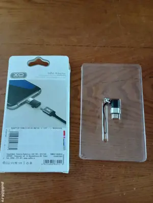 Breloc adaptor mufa tata micro usb 2.0cu mufa mamă type c