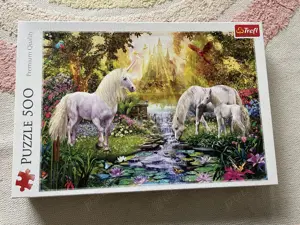 Puzzle Trefl cu unicorni - 500 piese