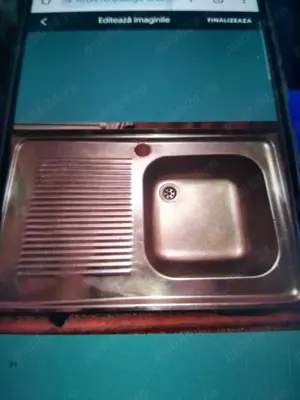 Chiuveta inox bucătărie cuva dreapta 