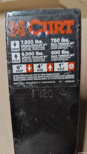 Suport bila tractare remorcare - imagine 2