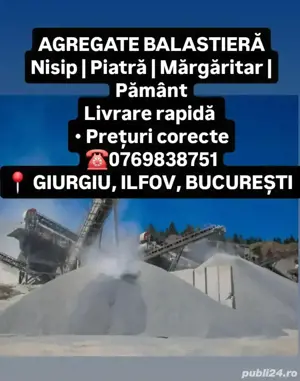 transport NON-STOP nisip piatră pământ negru chișai bălegar cal vacă 