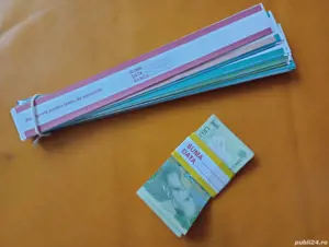 Pachet cu 100 banderole de hartie pentru ținut bancnote
