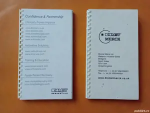 2 carnețele de buzunar, noi, din 2002, din Anglia