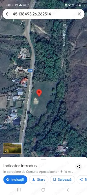 Teren casa intravilan Apostolache