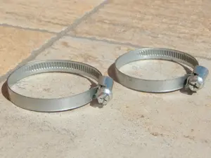 Set 2 coliere metalice cu surub strangere, norma 40-60 - imagine 5