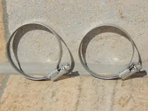 Set 2 coliere metalice cu surub strangere, norma 40-60 - imagine 2